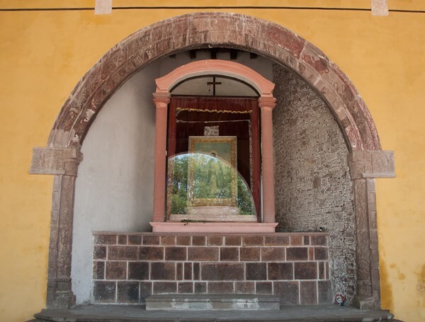 La Concepción de Nuestra Señora, portería, capilla abierta - Otumba, México
