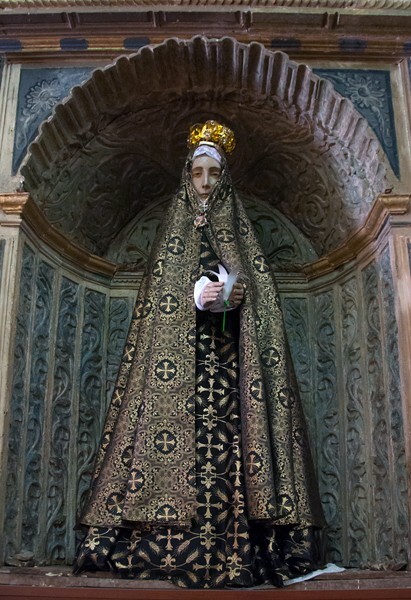 Nave La Soledad altar, Our Lady of Solitude - San Andrés