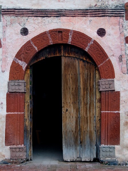 Hospitalito, façade portal alfíz - Santa Cruz el Grande, Jalisco