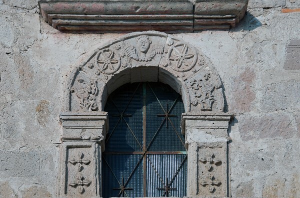 San Juan Bautista, choir loft window - Jeruco, Michoacán