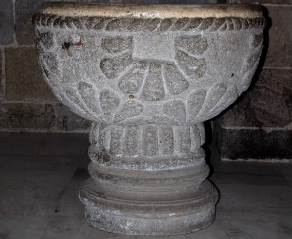 San Juan Bautista, baptismal font - Tulancingo, Hidalgo