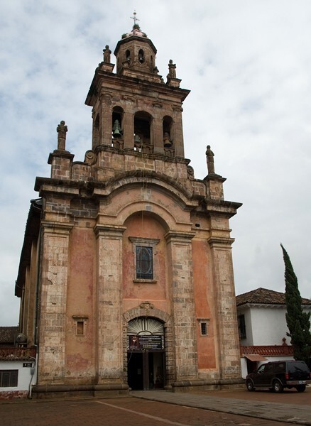 Pátzcuaro, Michoacán, La Guadalupe, façade & bell-tower - Michoacán