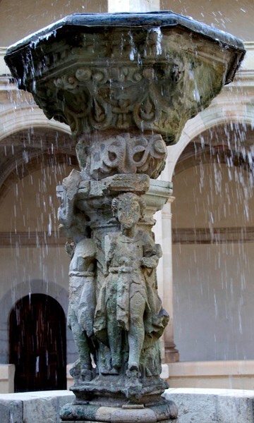 Cloister fountain & wellspout - Cloister
