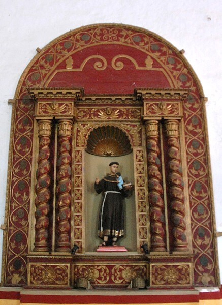San Antonio de Padua, nave San Antonio retablo - Hopelchén, Campeche
