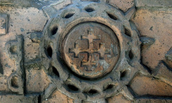 ex-Cemetery Cross, crossing, Jerusalem Cross within Crown of Thorns - San Miguel Ixtla, Guanajuato