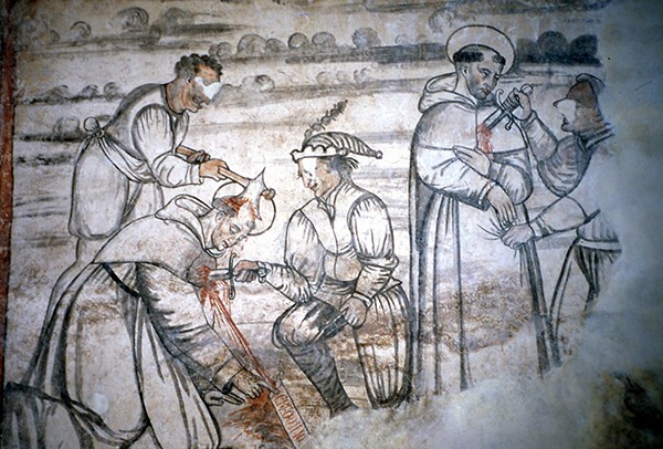 Santo Domingo, anteportería mural - Izúcar de Matamoros, Puebla