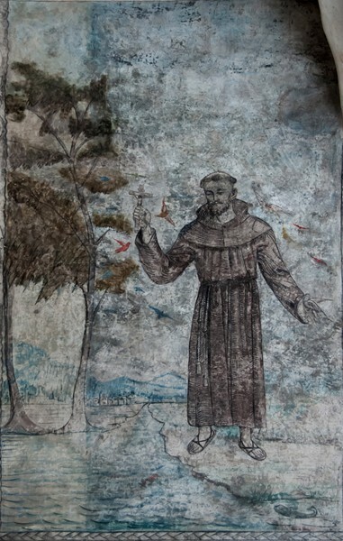 Capilla abierta, St. Francis (right) - San Miguel Arcángel