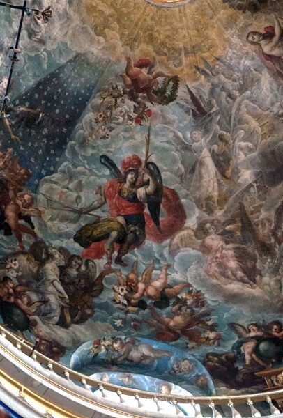 Altar de los Reyes, cupola detail, St. Michael - Catedral de la Inmaculada Concepción