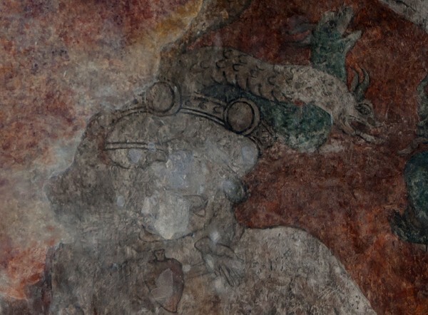 Santa María, S wall mural, the Antichrist - Santa María, South nave wall murals