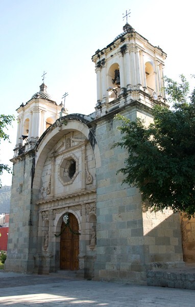 Oaxaca, Oaxaca, Santa María del Marquesado, façade - Oaxaca