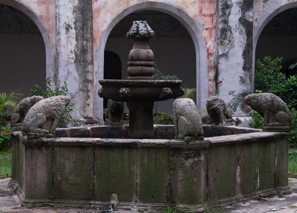 Santiago Apóstol, cloister fountain - Ocuituco, Morelos