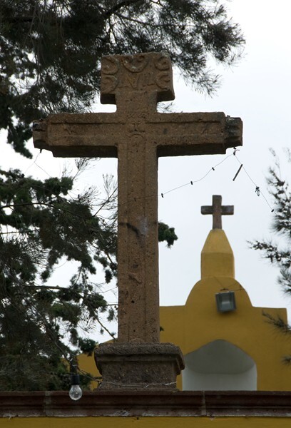 San Buenaventura, atrial gate cross - Jonacapa, Hidalgo