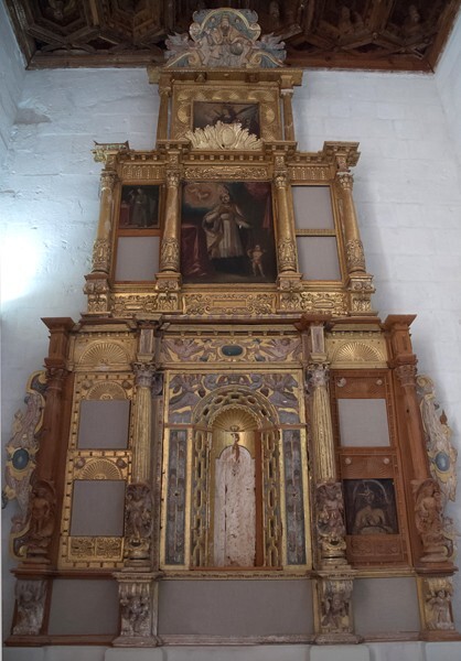 Santo Domingo, sotocoro retablo - Yanhuitlán, Oaxaca