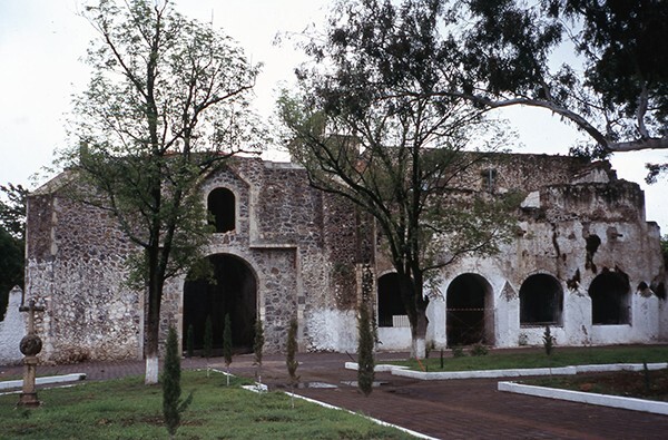 Acatlán, Hidalgo, San Miguel Arcángel, façade & portería - Acatlán, Hidalgo