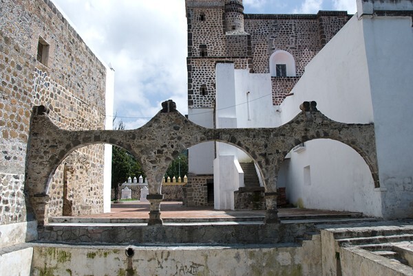 Tochimilco, Puebla, Asunción de Nuestra Señora, cistern - Tochimilco, Puebla