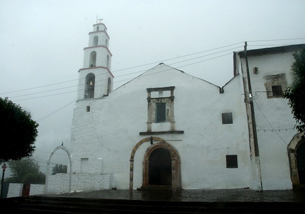 Xochicoatlán, Hidalgo, San Nicolás de Tolentino, façade - Xochicoatlán, Hidalgo
