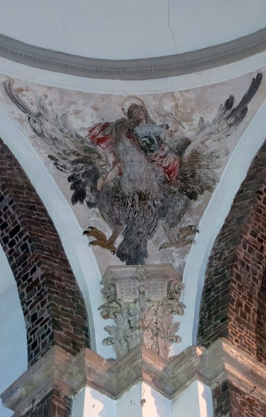 Cupola pendentive, St. John Evangelist - Santiago