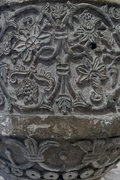 San Bartolomé, baptismal font relief - Jalalcingo, Veracruz