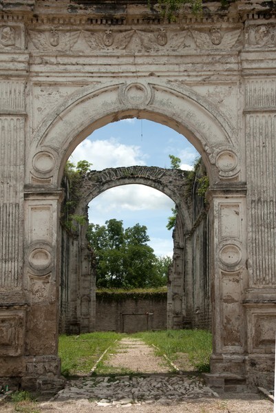Façade portal & nave - Copanaguastla (ruins), Chiapas