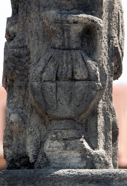 Front shaft detail, chalice - Atrial Cross