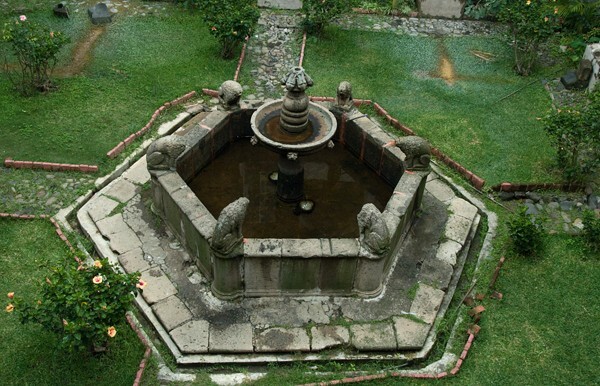 Santiago Apóstol, cloister fountain - Ocuituco, Morelos