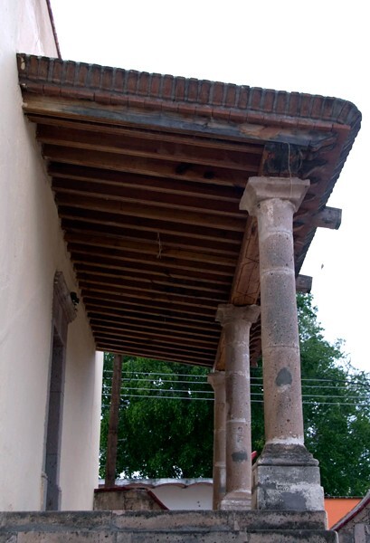 San Pascual de Bailón, convento loggia - Chimaltitlán, Jalisco