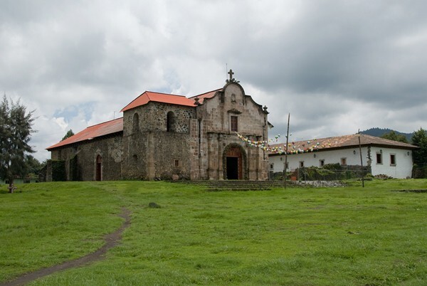 façade, bell-tower & convento - Santa Ana