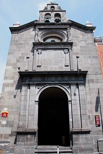 Church façade - San Pedro & Ex-Hospital
