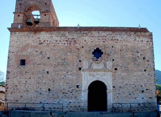 Nuestra Señora de Balvanera, façade & bell-tower - La Aduana, Sonora