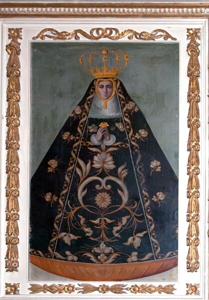 Nave painting, Our Lady of Solitude - La Soledad