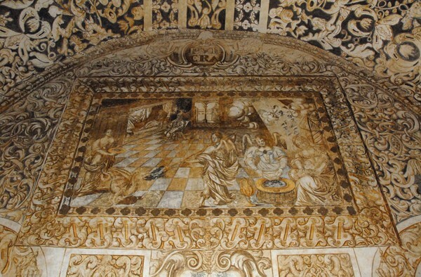 E wall mural, Nativity of the Virgin - Camarín de la Virgen