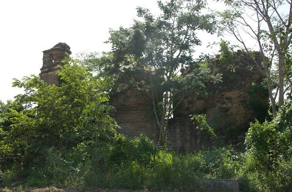 ex-convento Escuintenango, exterior nave - Ranchería San Francisco Playa Grande (ruins), Chiapas