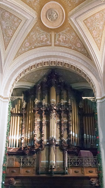 La Transfiguración de Cristo, nave organ (1700s) - La Transfiguración de Cristo