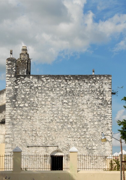 San Martín, apse (capilla abierta) - Tixpehual, Yucatán