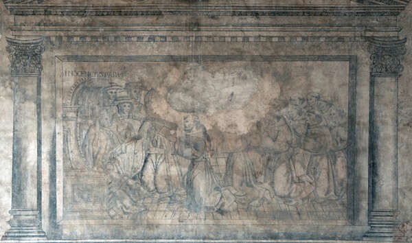 Convento portal mural - La Asunción de Nuestra Señora (Catedral), façade, porciúncula door, capilla abierta, cloister