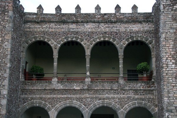 Palacio de Cortés, loggia - Cuernavaca, Morelos