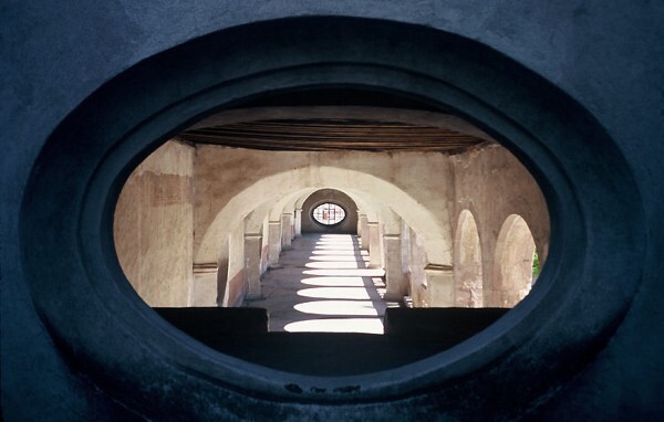 Actopan, San Nicolás de Tolentino, convento, stable block oculus - Hidalgo