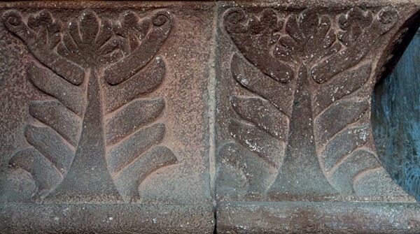 Portería, cloister portal, impost relief - San Francisco