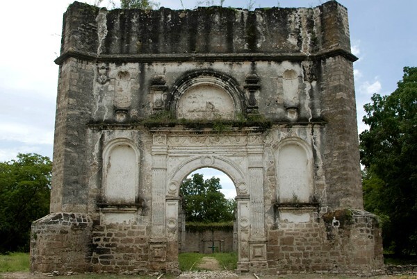 Façade - Copanaguastla (ruins), Chiapas