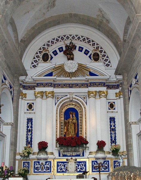 Tenancingo, México, Santo Desierto del Carmen, high altar - México