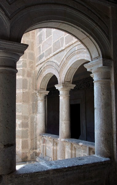 Second story cloister walk - Santa María Magdalena, cloister & convento