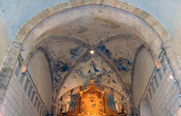 San Miguel Arcángel, sanctuary, rib vault - Maní, San Miguel Arcángel
