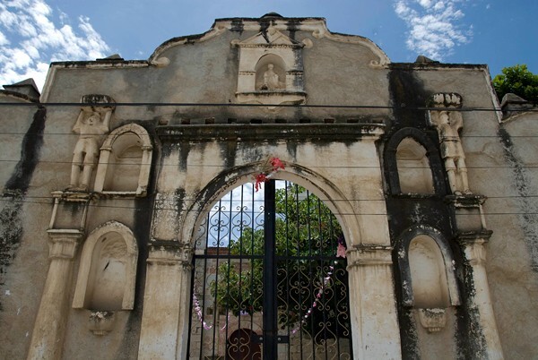San Sebastián, atrial gate - San Sebastián Teitipac, Oaxaca