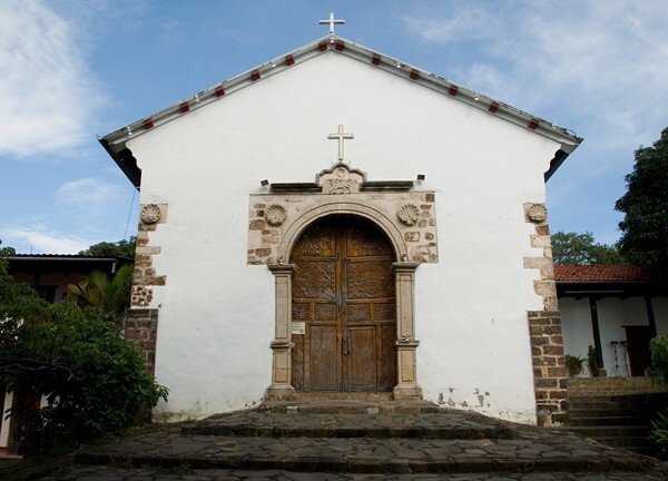 San Juan Bautista, façade - Barrio Chapels