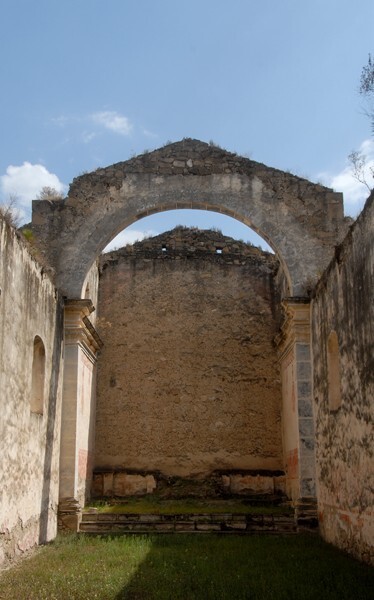 San Cosme, chancel (capilla abierta) - Ixtacamaxtitlán (partial ruins), Puebla