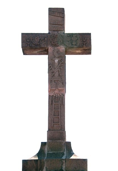 San Buenaventura, atrial wall cross - Cuautitlán, México