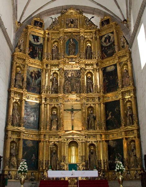 San Bernardino de Sena, high altar - Xochimilco