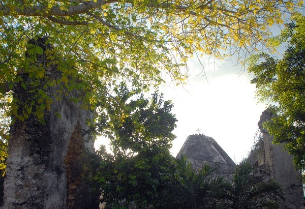 La Asunción, nave & apse - Pocoboch, Yucatán