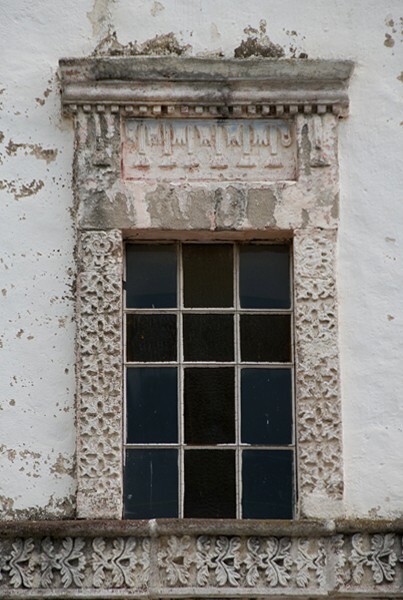 Façade, choir loft window - San Francisco