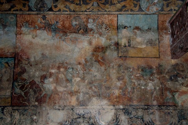 Santa María, S wall murals - Santa María, South nave wall murals